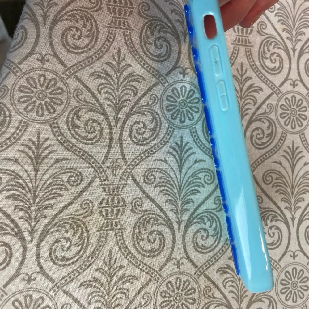 3/$12 iPhone 13 Mini Hard Case ELIZABETH Blue Plastic